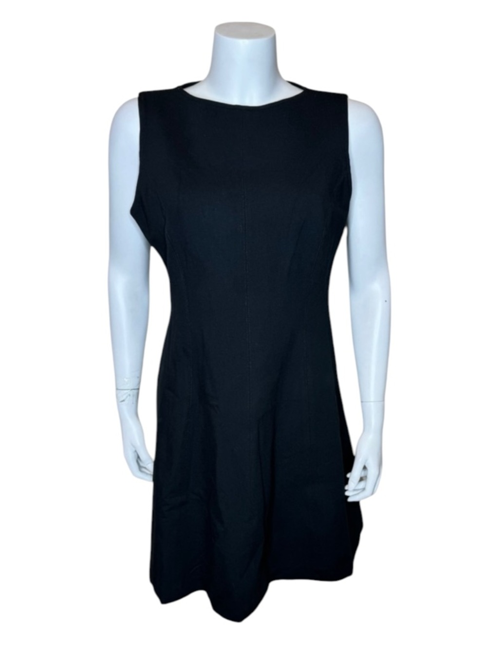 Spanx The Perfect Fit & Flare Dress L Ponte Sleeveless Black 20381R